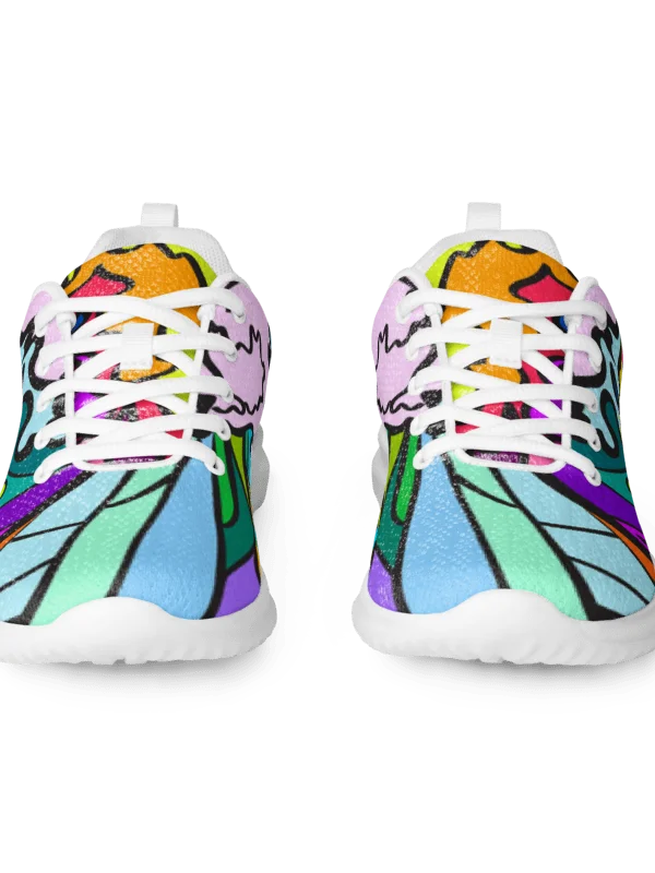 Energize Your Stride: Vibrant Women's Athletic Shoes - Wave at Sunset product image (3)