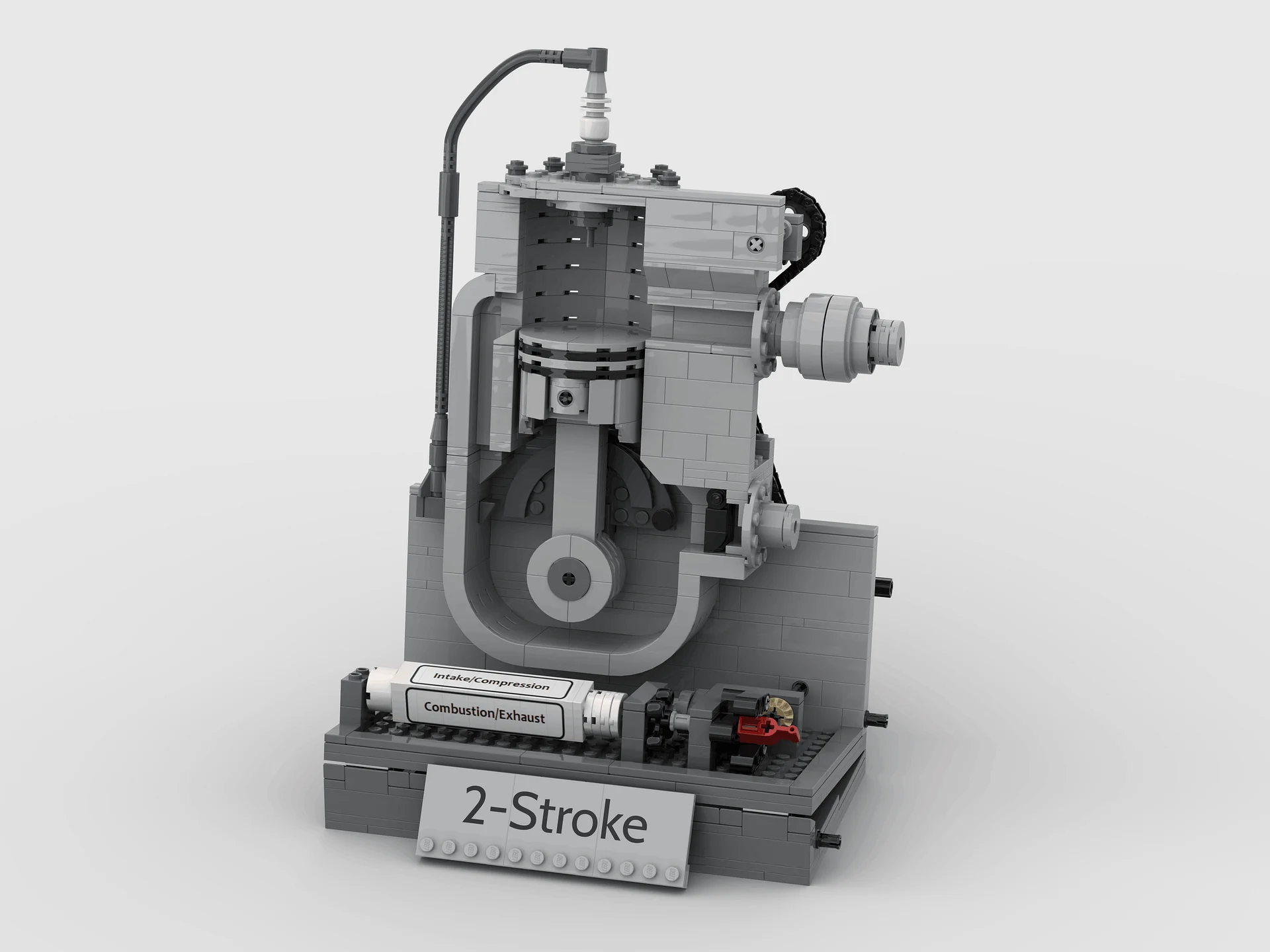 2-Stroke Modular Explainer Engine MOC Instructions product image (5)