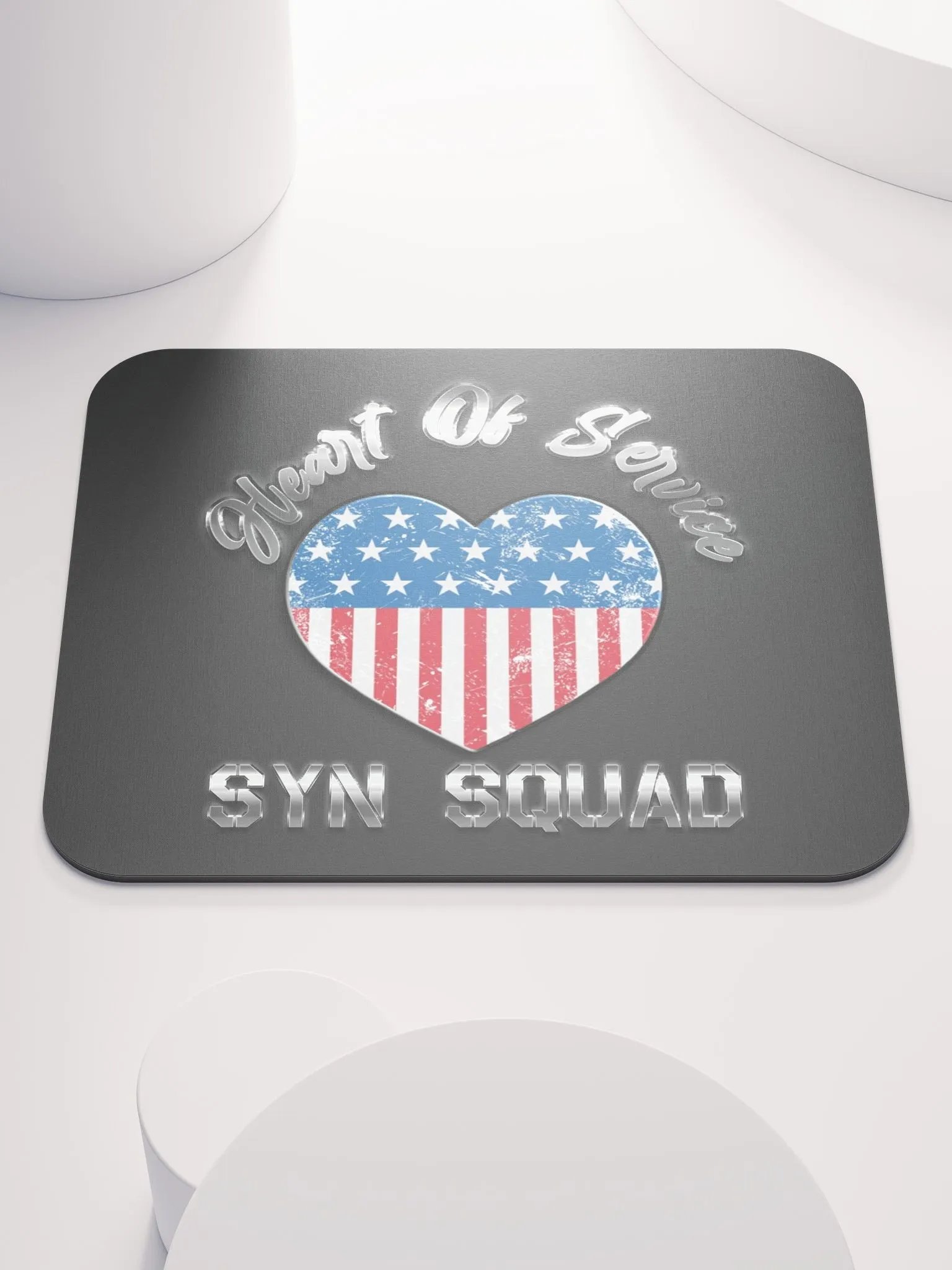 Heart of Service Flag - Mouse Pad product image (1)