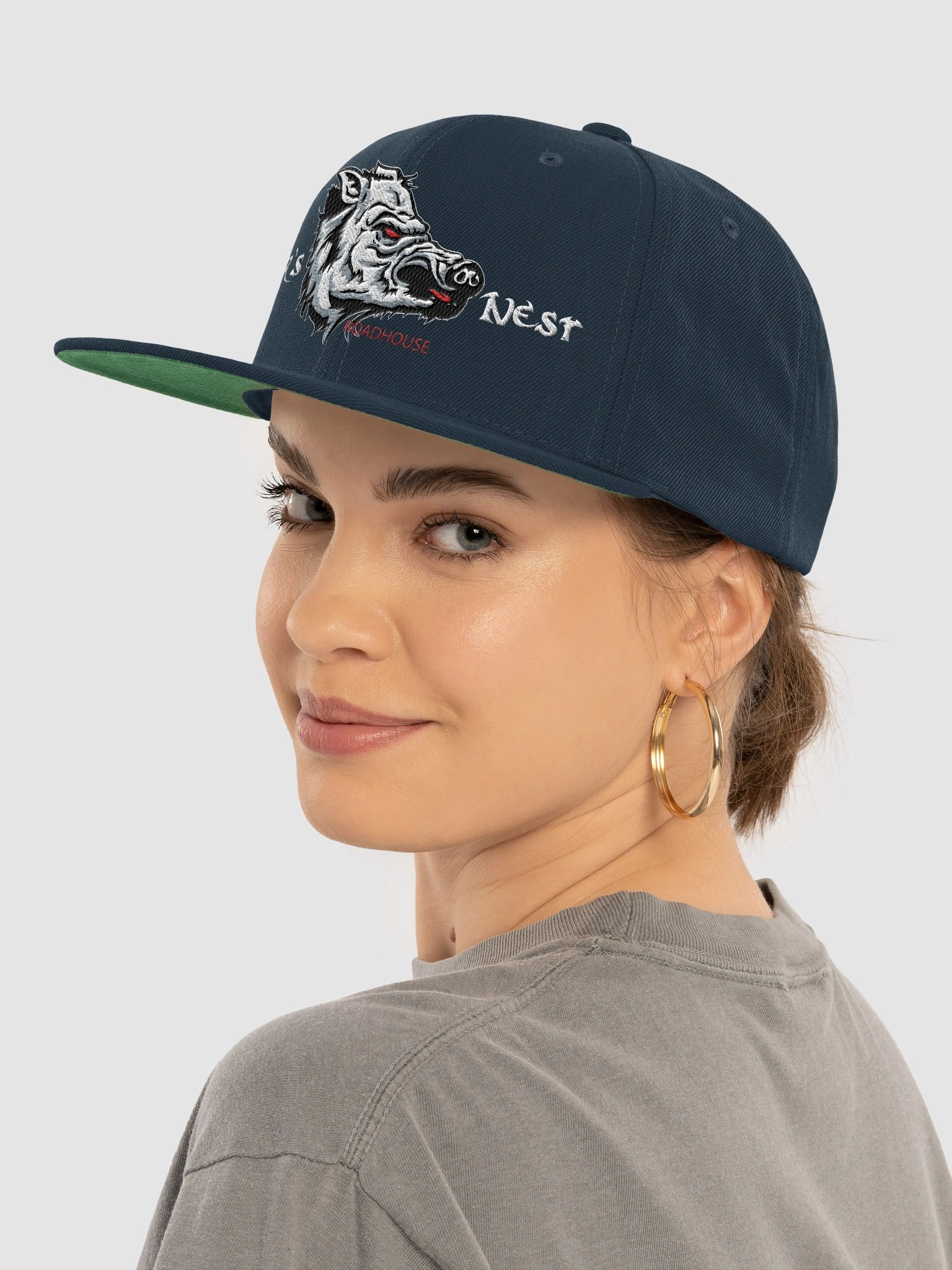 Rugged Boar Snapback Cap product image (39)