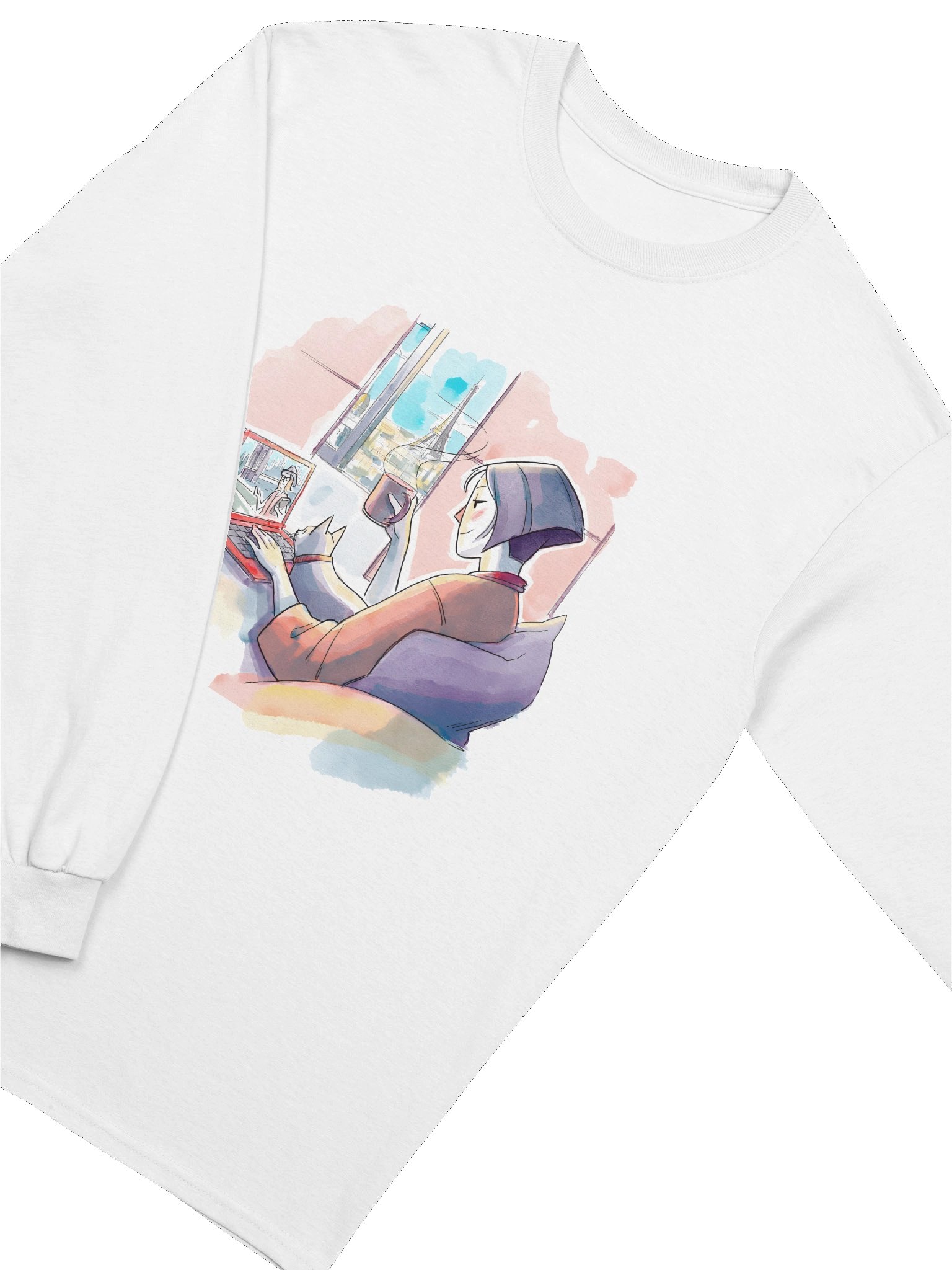 Streaming from Paris (Long Sleeve) product image (3)