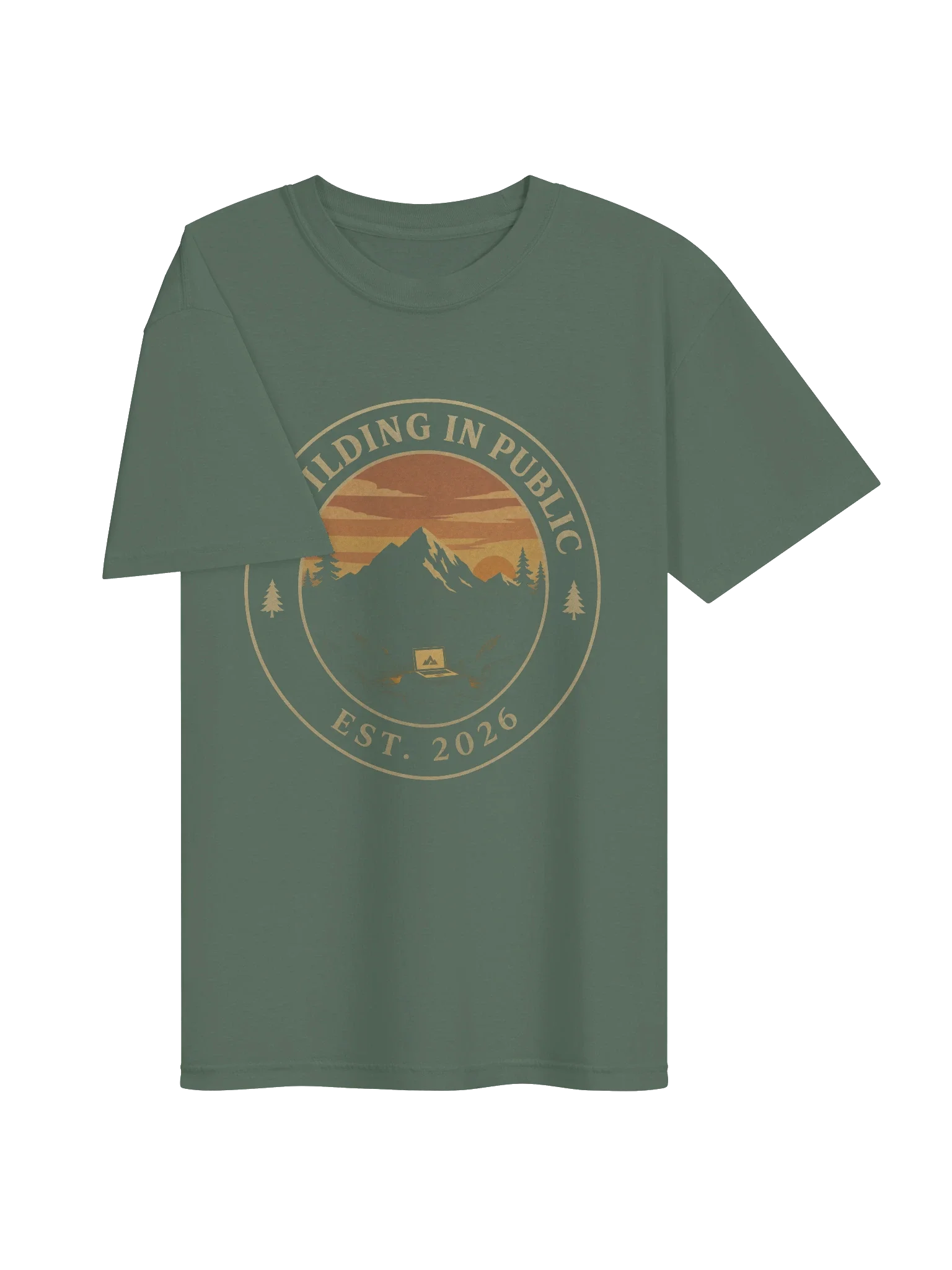 Building in Public Badge Tee — view 11