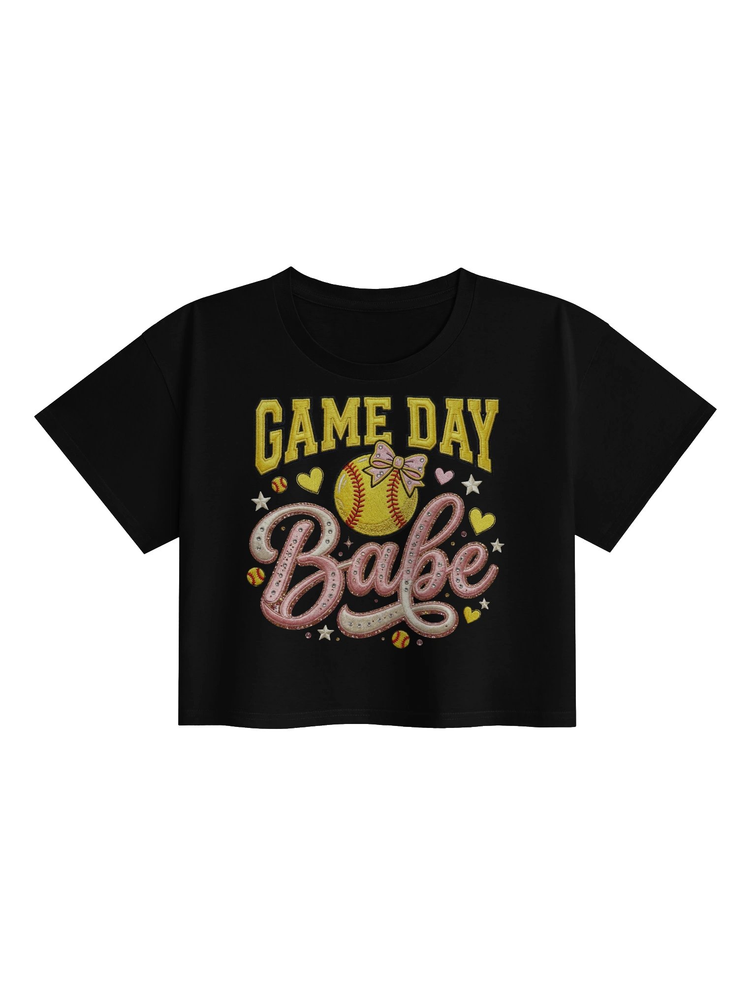 Babe Softball Game Day Premium Crop Top product image (1)