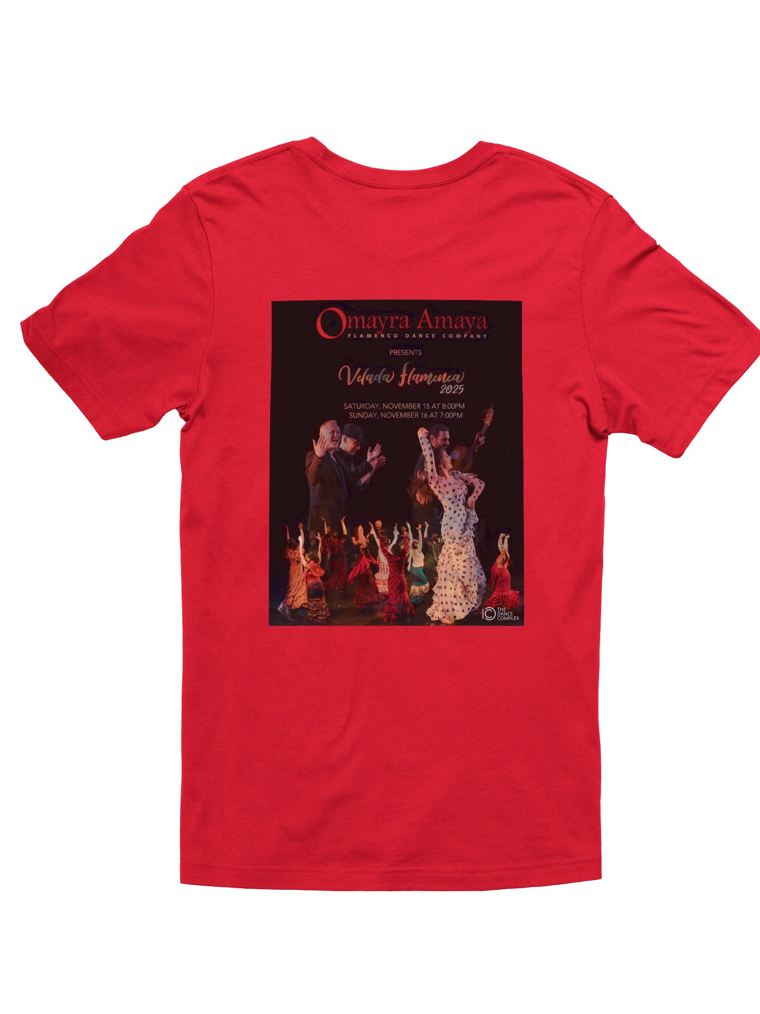 "Velada Flamenca 2025" Red T-Shirt product image (2)