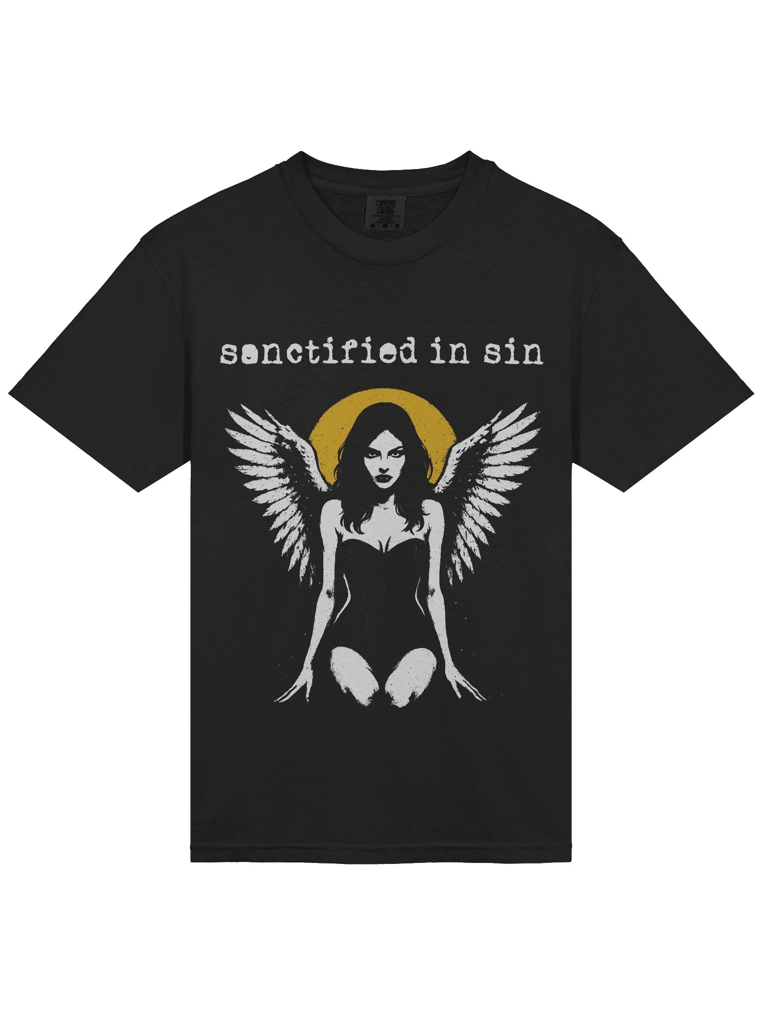Sanctified in Sin // Heavyweight Vintage Graphic Tee product image (29)