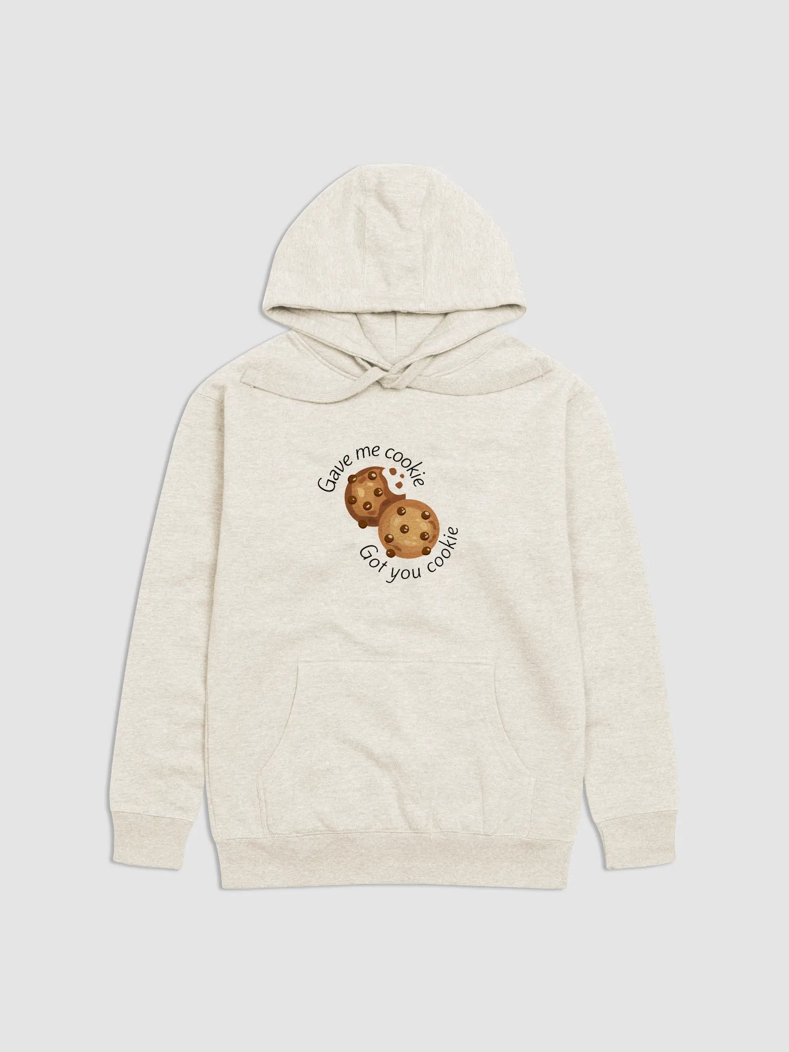 New Girl Cookie Quote Hoodie – Unisex Fleece Pullover for Nick & Schmidt Fans product image (1)