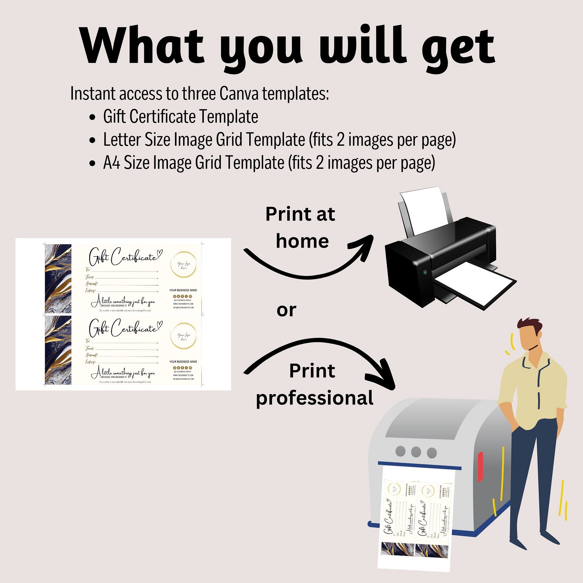 Aurelia - Gift Certificate Template product image (5)