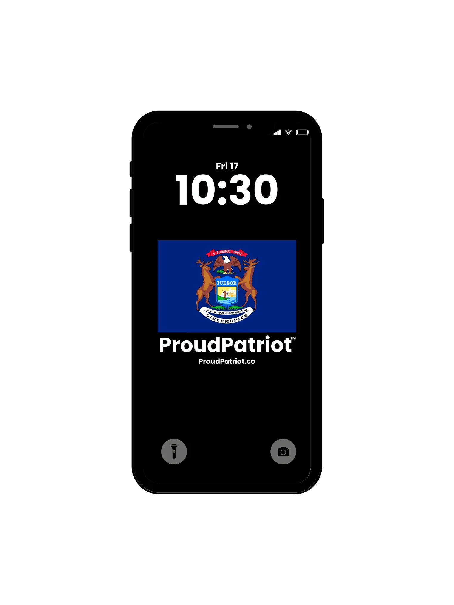 Michigan Proud Screensaver Dark Mode product image (1)