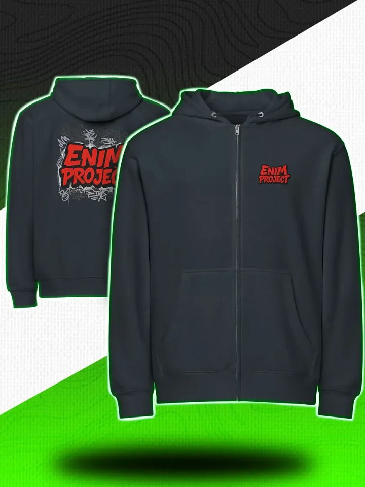🧥 Sudadera con Cremallera Enim Project — Estilo Urbano product image (1)