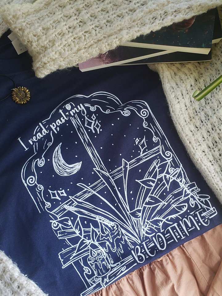 Read Past My Bedtime T-shirt product image (2)