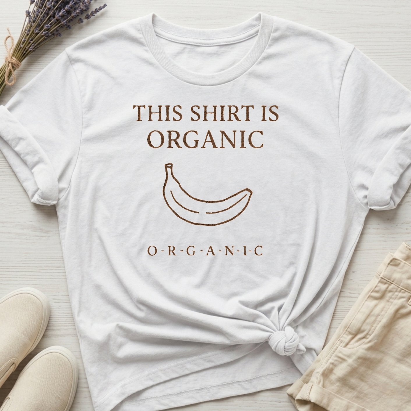 Good Clean Fun: "O-R-G-A-N-I-C" Organic T-Shirt product image (7)