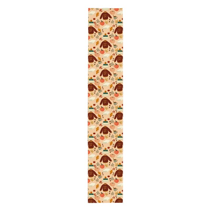 Cozy Fall Pattern Table Runner product image (2)