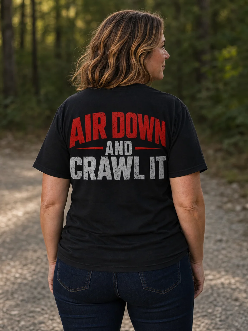 Air Down & Crawl It Graphic Tee – PEJC Red product image (4)