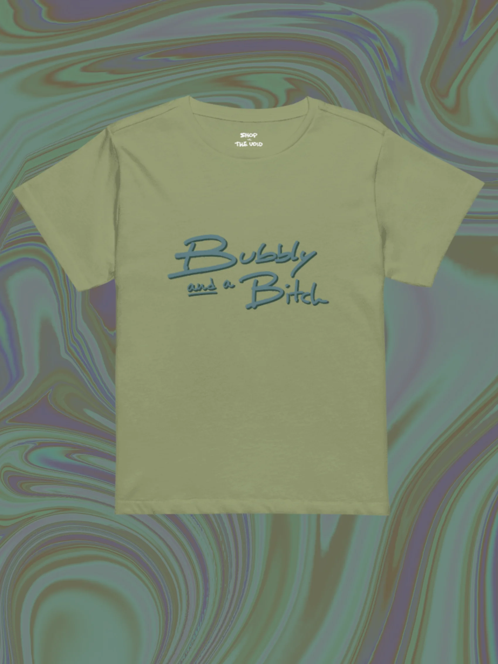 Bubbly and a B*tch (fir design) waist-length tee product image (1)