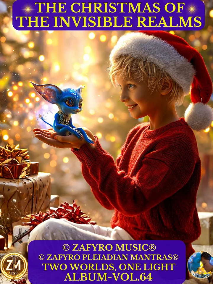 ÁLBUM - VOL. 64 (MUSIC) - THE CHRISTMAS OF THE INVISIBLE REALMS / TWO WORLDS, ONE LIGHT - (©ZAFYRO MUSIC®) product image (1)