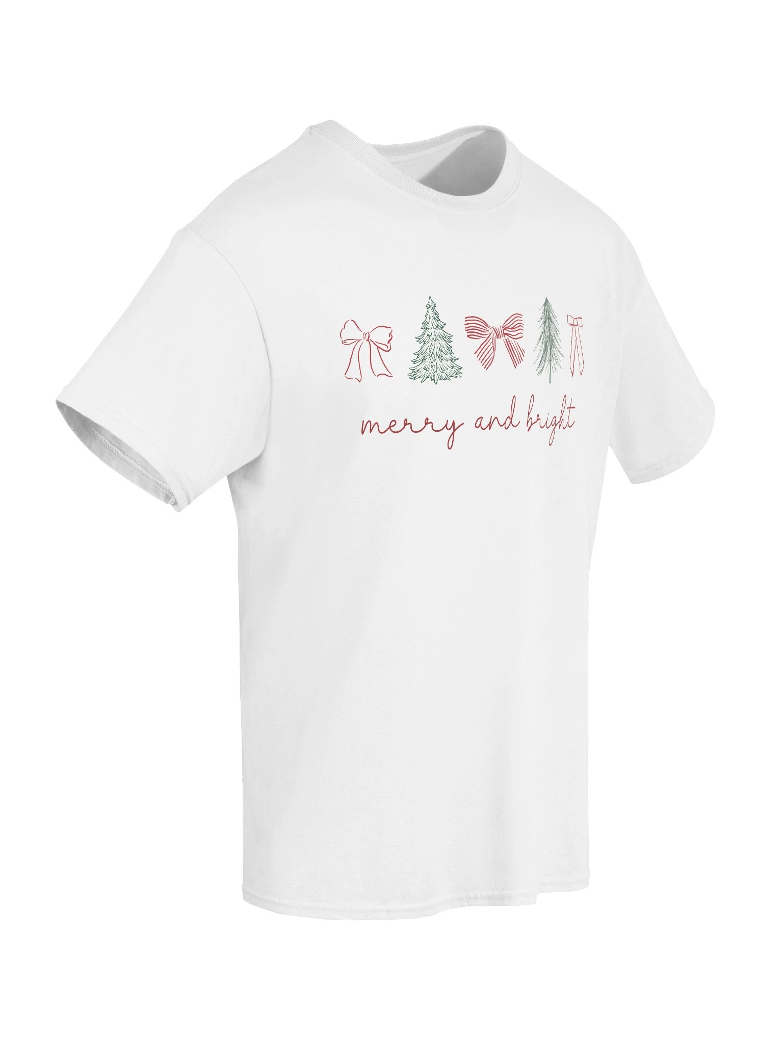 Merry and Bright Christmas T-Shirt product image (68)