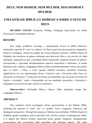 Deus, nem homem e nem mulher product image (2)