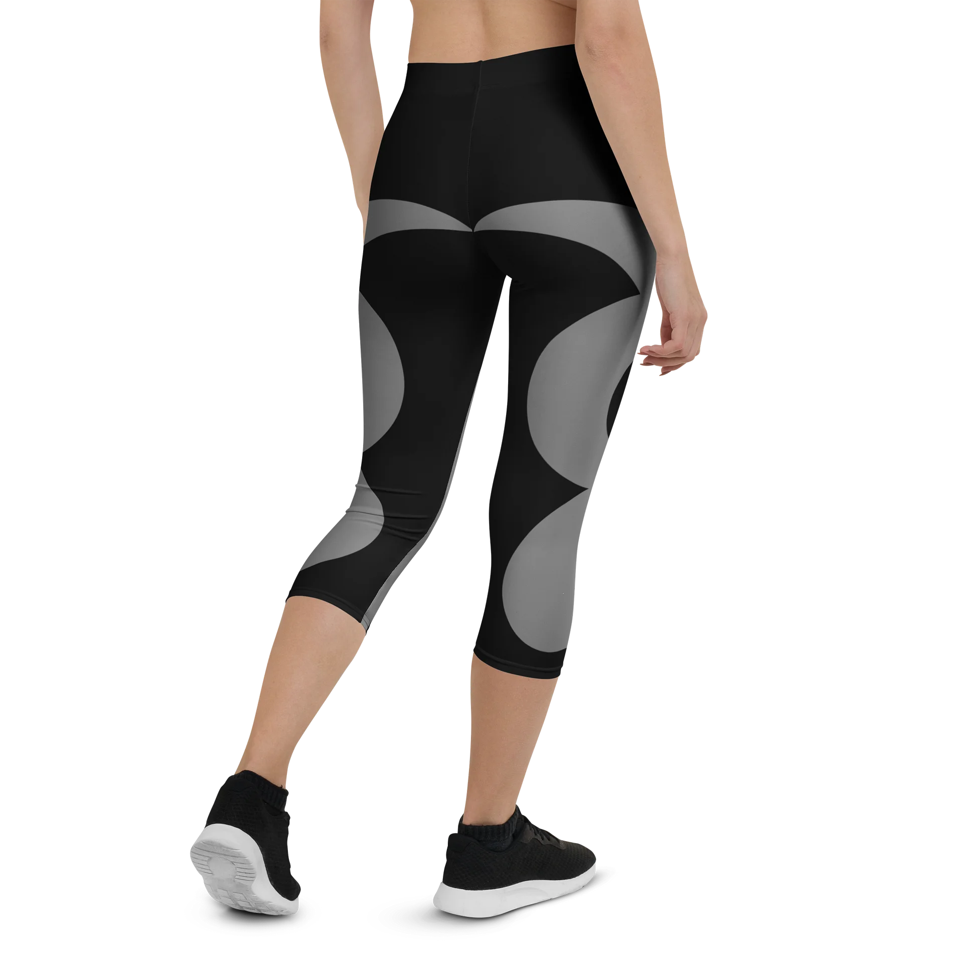 HB script print design leggings product image (2)
