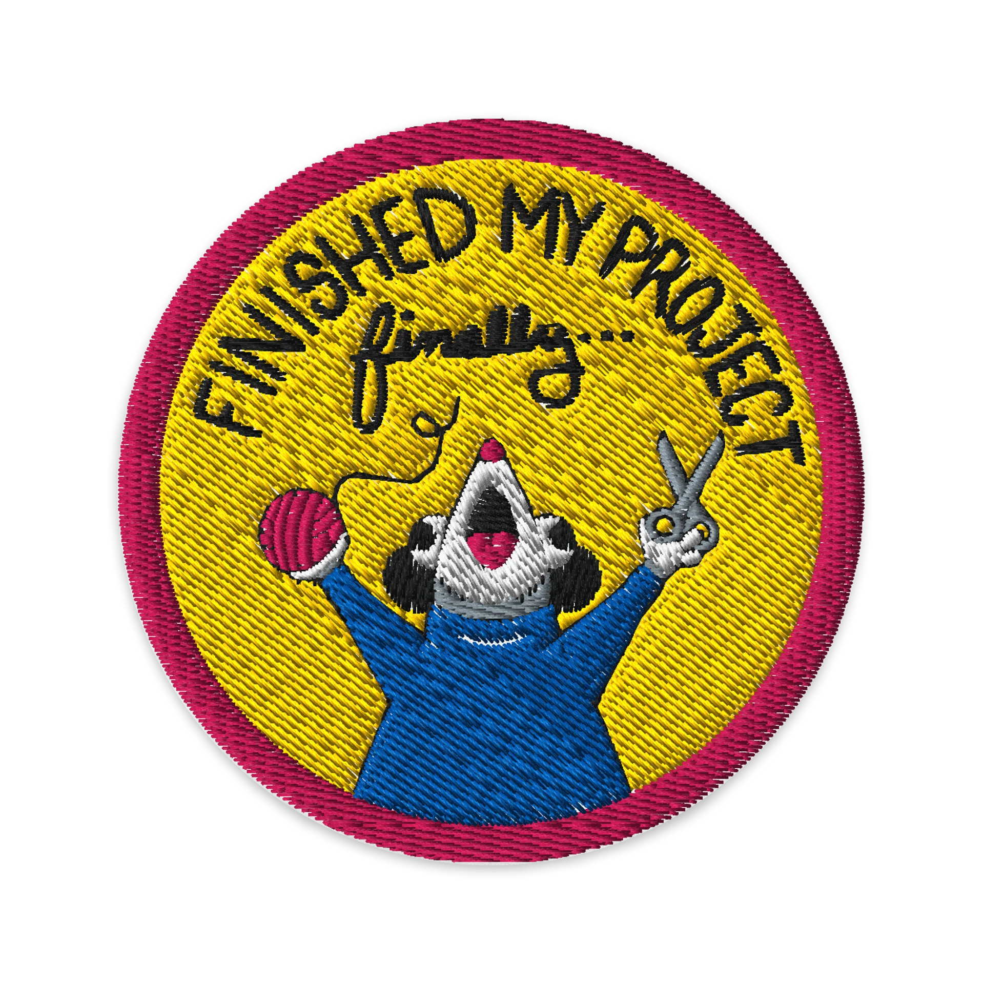 Trash Scouts GARBADGE: Finished My Project - Embroidered Badge product image (1)