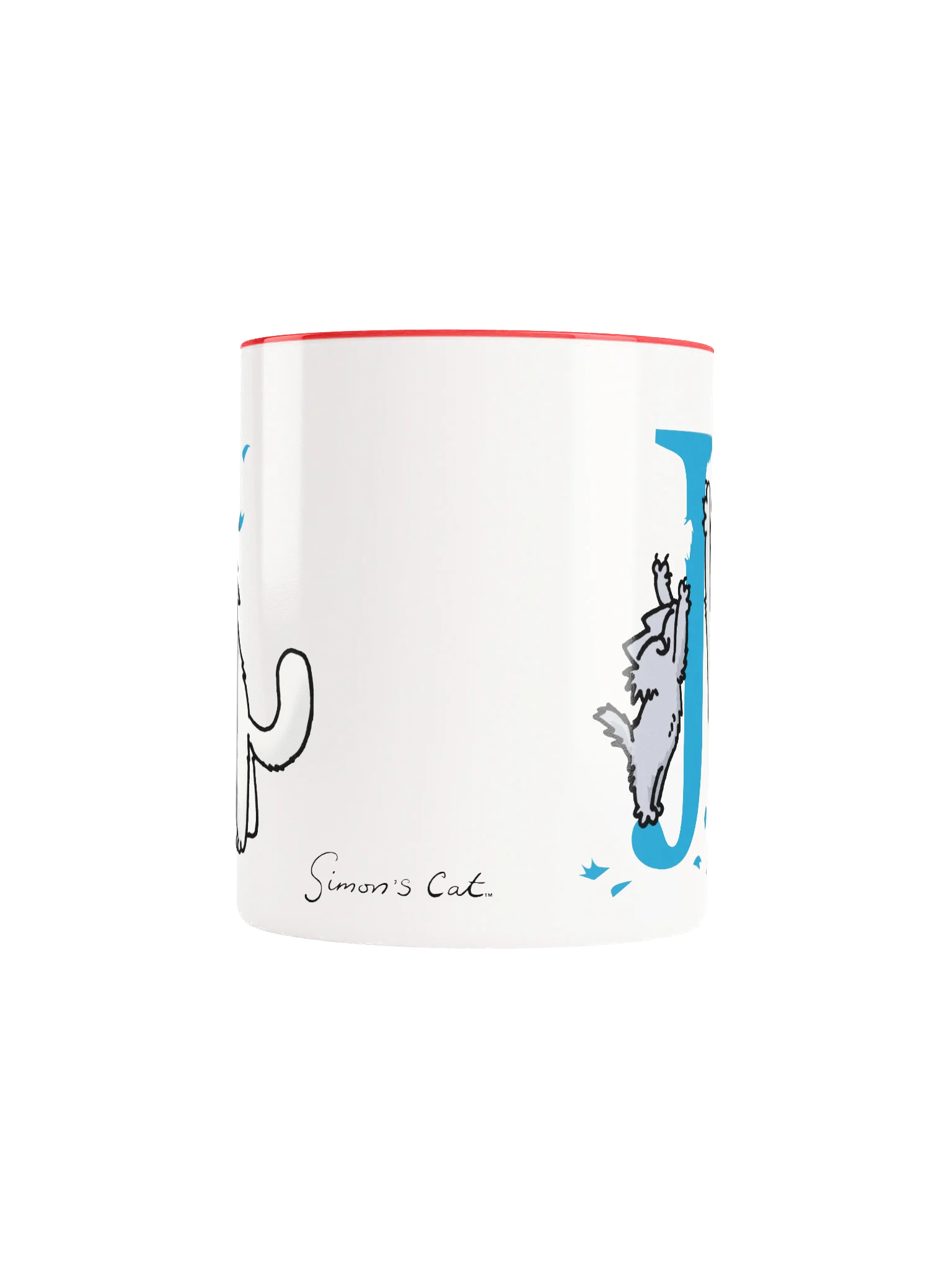 Cat Monogram Mug - J product image (5)