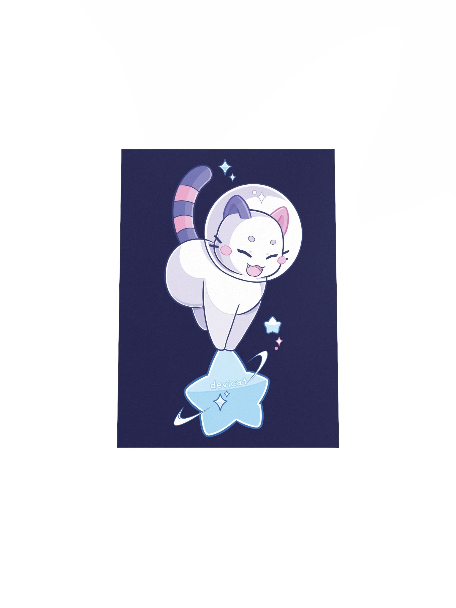 CandiCat Astro Cat 2024 Print product image (4)