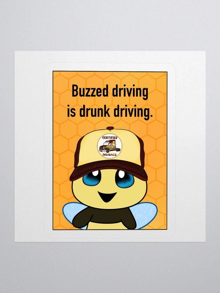 Buzzed Driving Sticker product image (1)