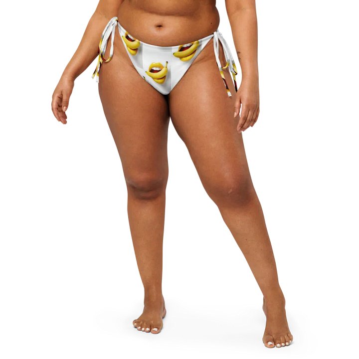 Print Recycled String Bikini Bottom – Sustainable & Stylish product image (1)