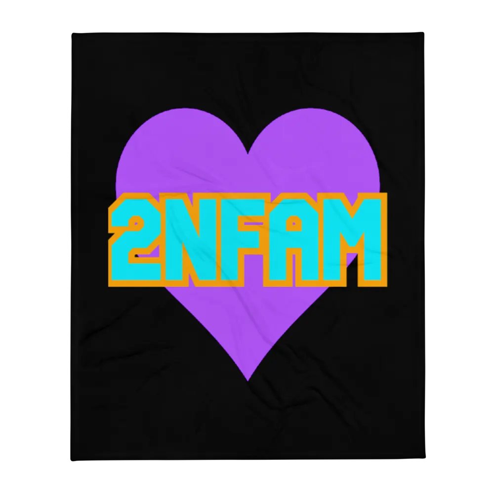 2NFAM Heart Blanket - Black product image (2)