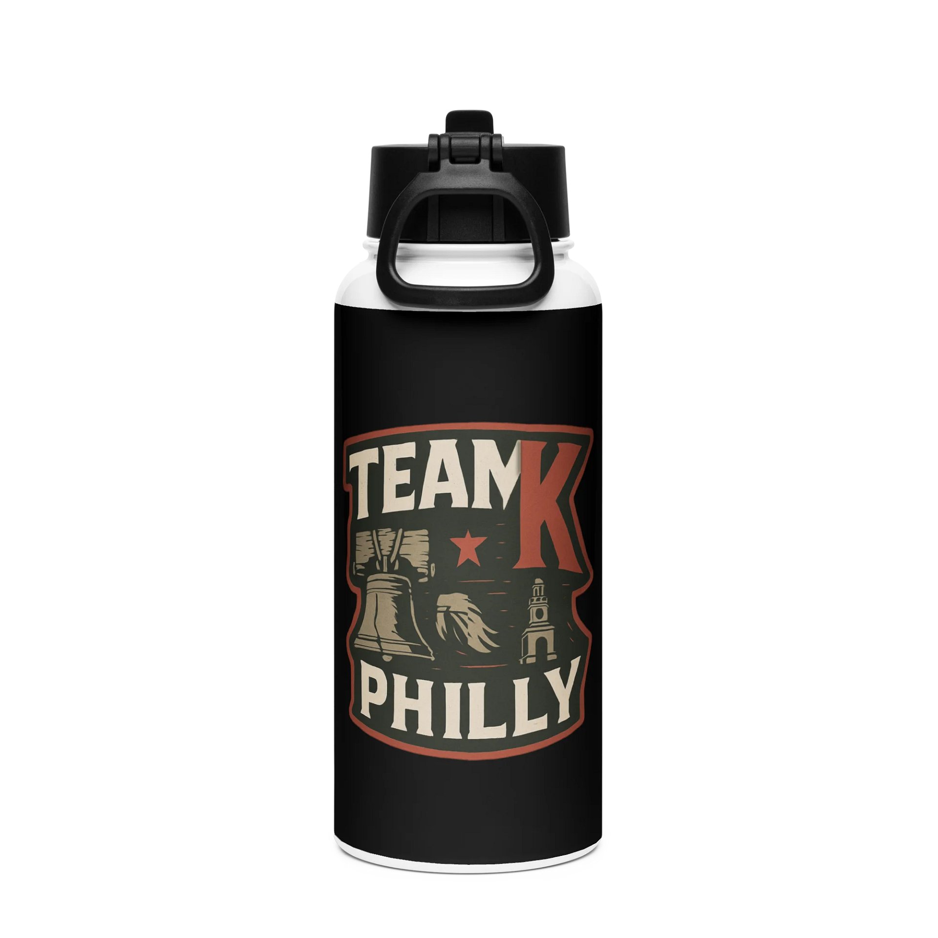 Team K Philly Stainless Steel Water Bottle with a Straw Lid product image (2)
