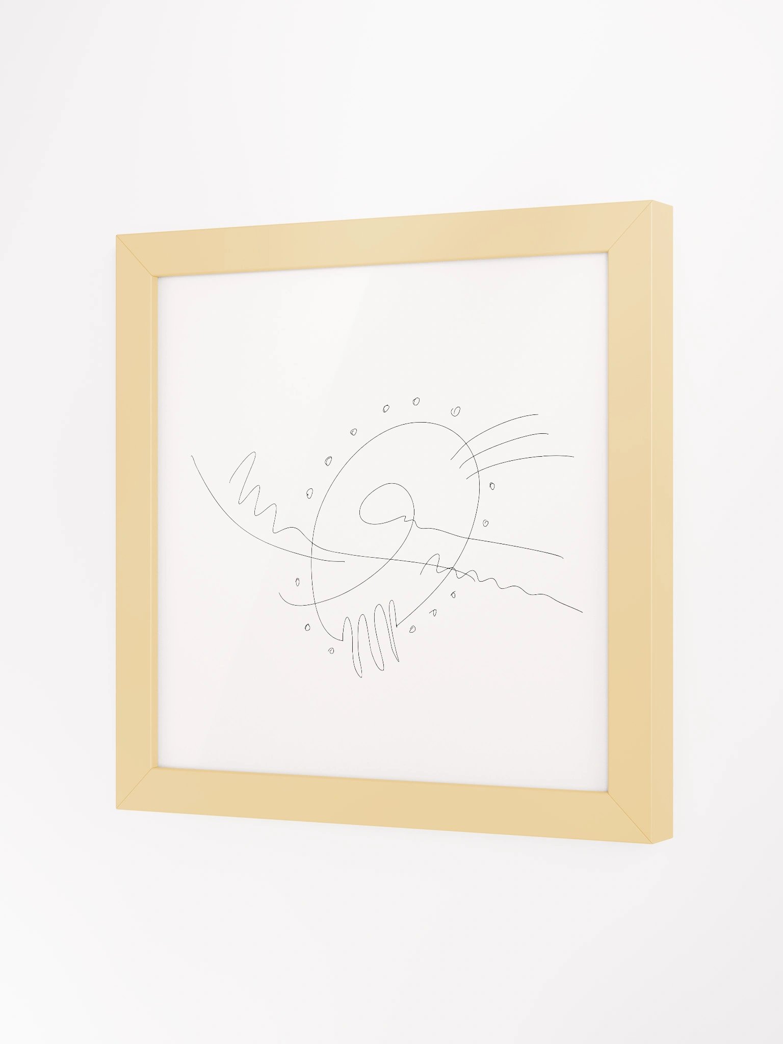 "Echoes of the Mind" - Framed Minimalist Art Print (Wall Art) product image (2)