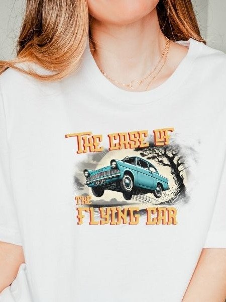 Ford Anglia Funny Vintage Pulp Mystery Harry Potter Shirt product image (3)