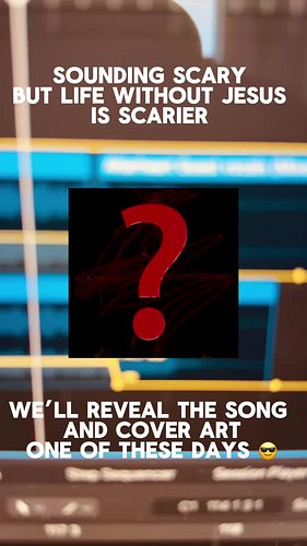 Sounding scary, but life without Jesus is scarier 😱

We’ll reveal the song and cover art one of these days 😎

 #metal #music ...