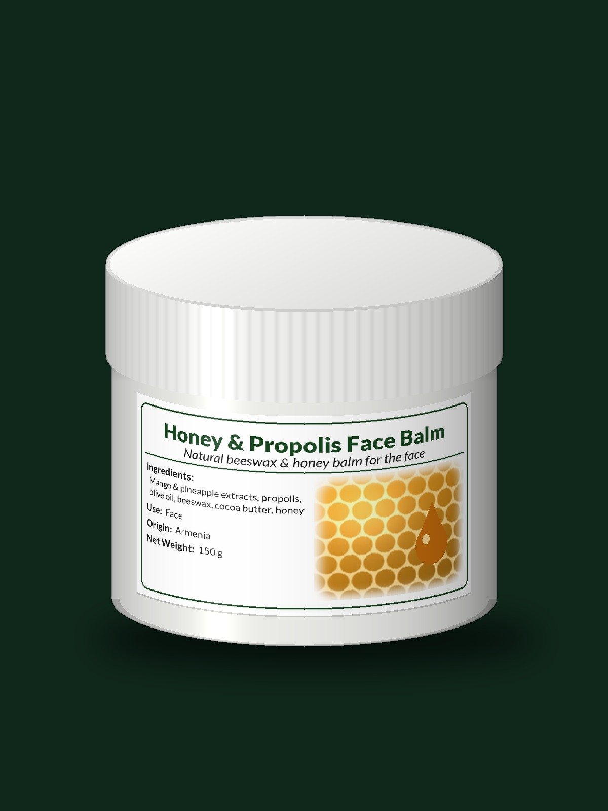 Honey & Propolis Face Balm 150g product image (1)