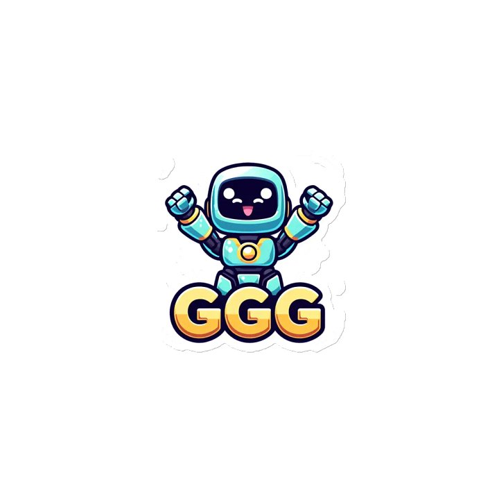 Cheerful Robot GGG Magnets product image (1)