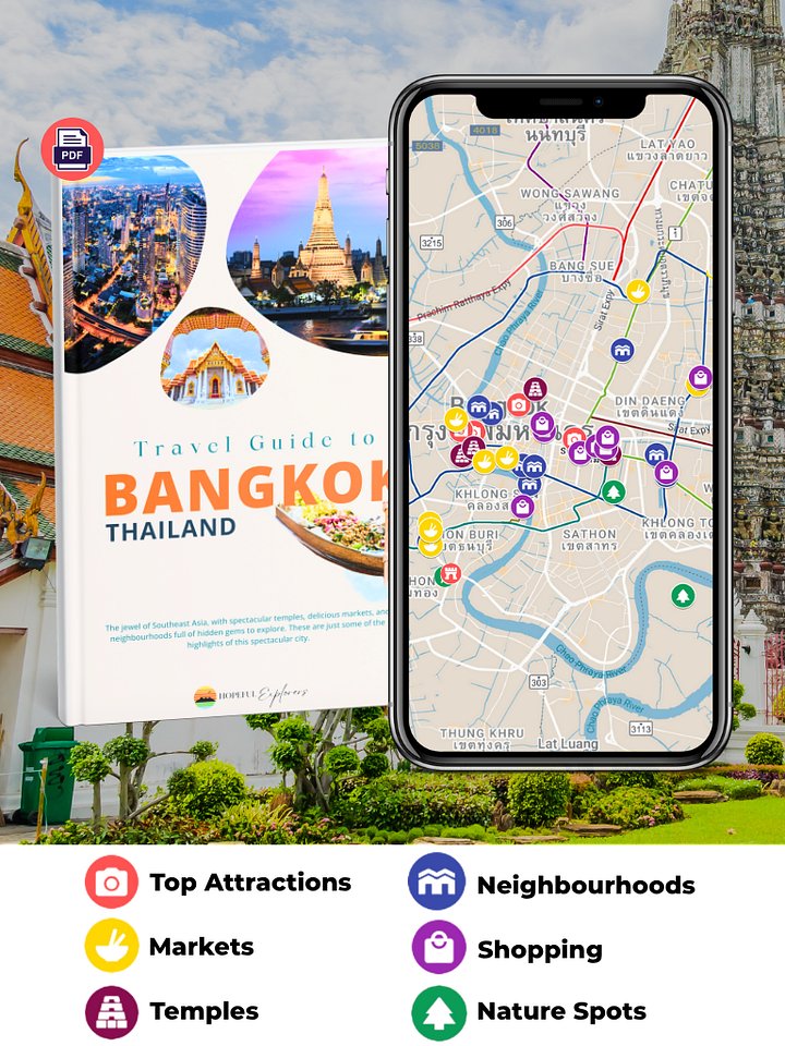 BANGKOK Map & Guide for Easy Trip Planning product image (1)