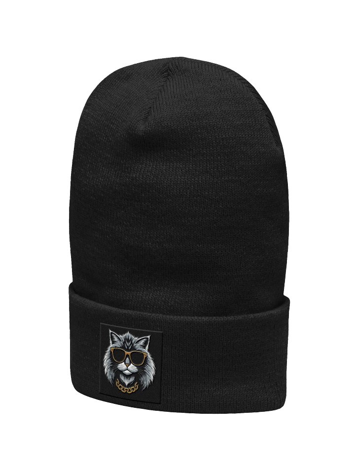 Fluffy Hip Hop Cat Beanie product image (2)