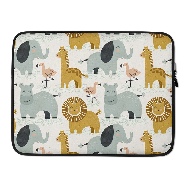 Retro Jungle Animals Laptop Sleeve product image (2)