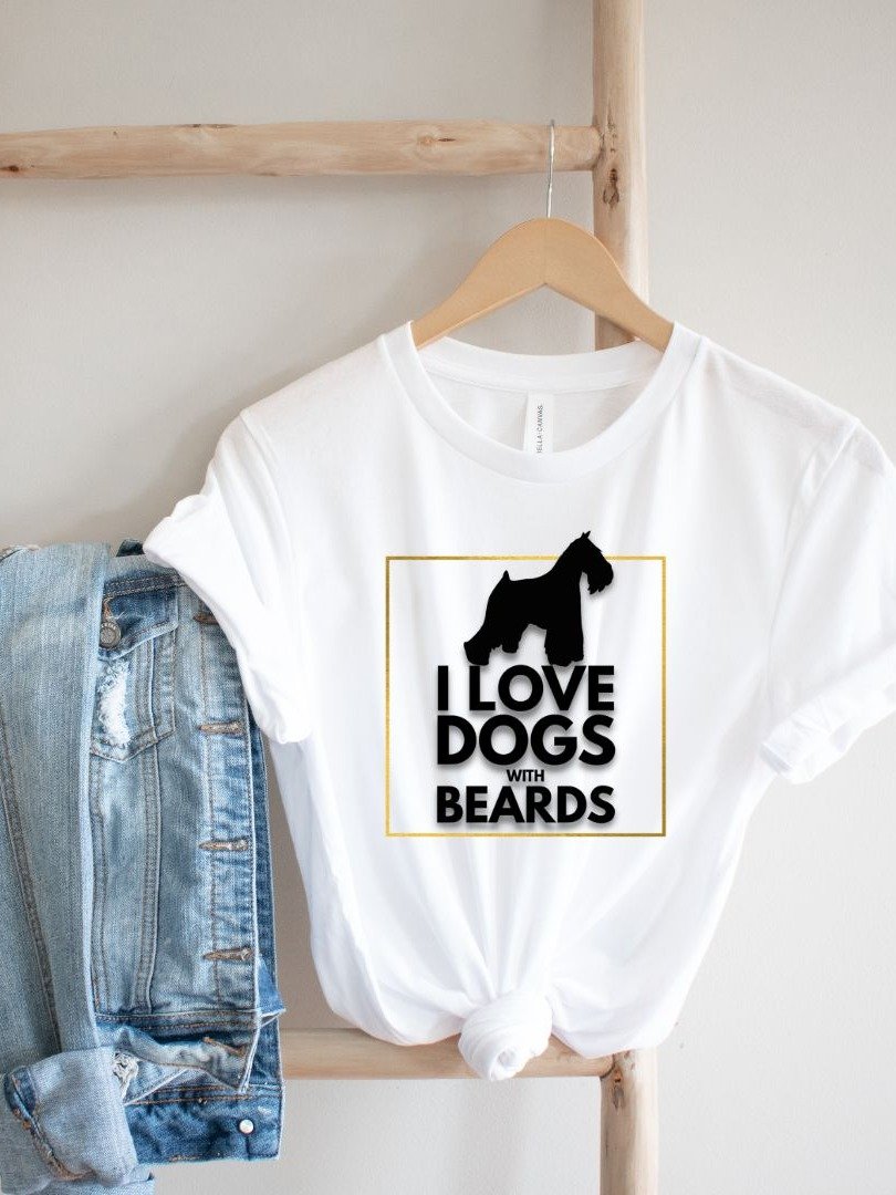 I Love Dogs With Beards T Shirt product image (1)