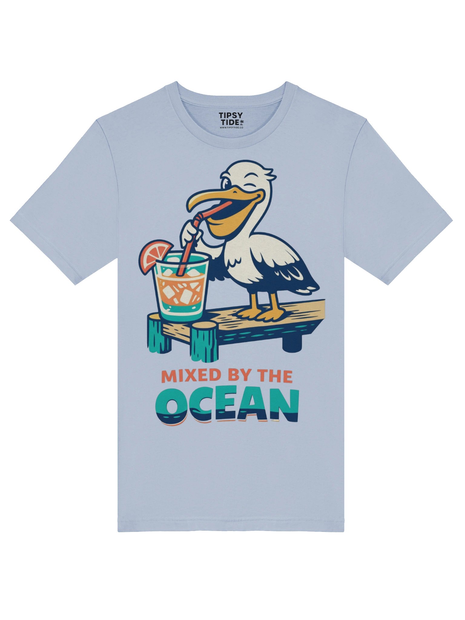 Mixed Pelican by the Ocean T-Shirt product image (3)