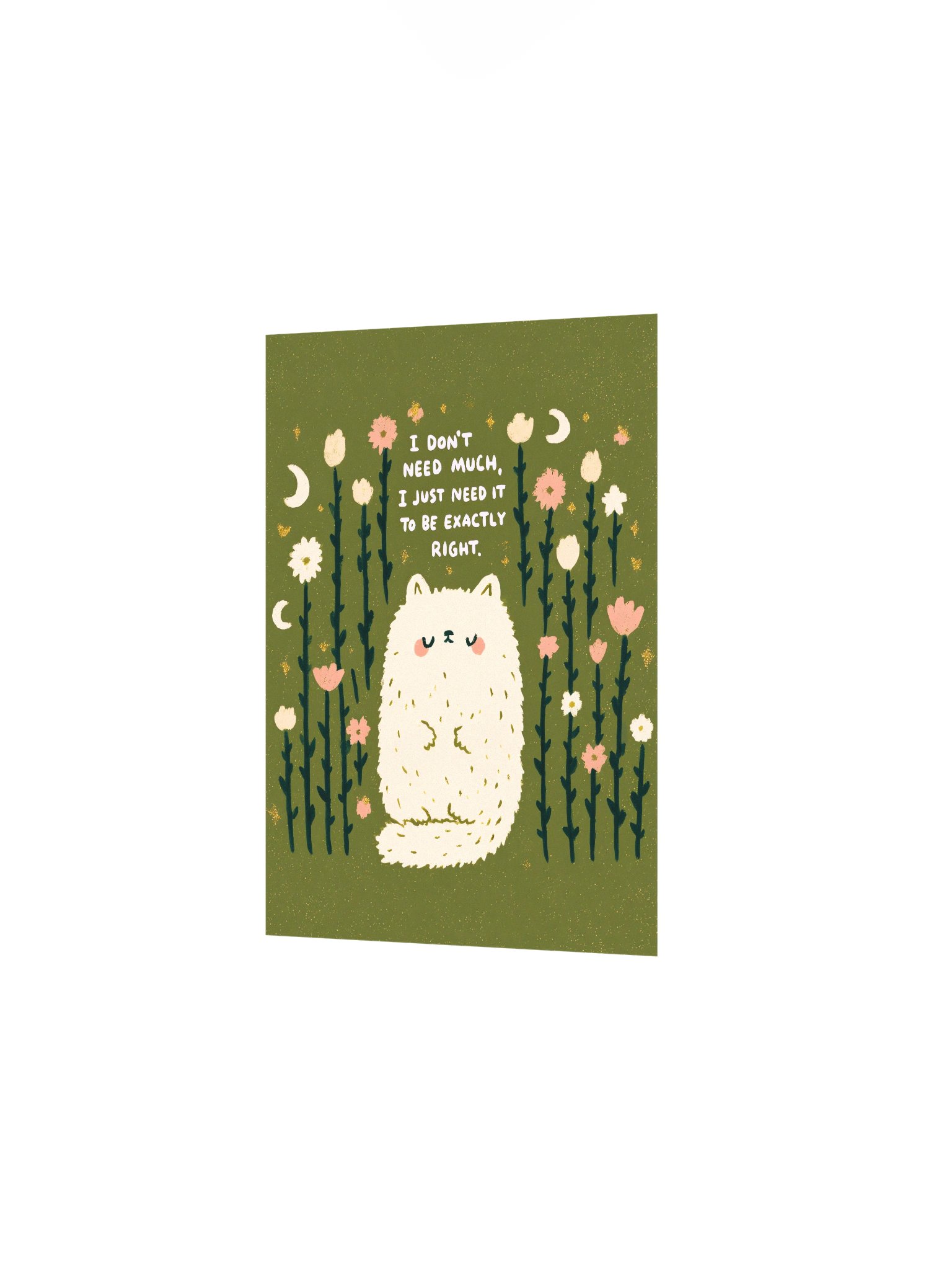 Exactly Right Cat Quote Poster product image (7)