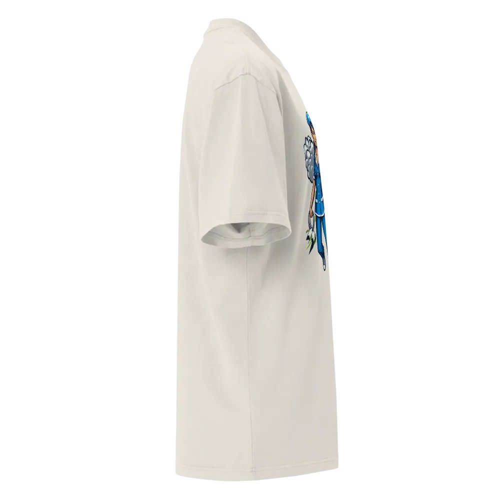 Superhero Nurse Oversized Faded T-Shirt product image (40)