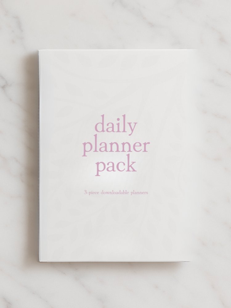 Root & Ritu Daily Planner Pack | 3 Printable Planning Pages for Wellness, Manifestation & Reflection product image (1)