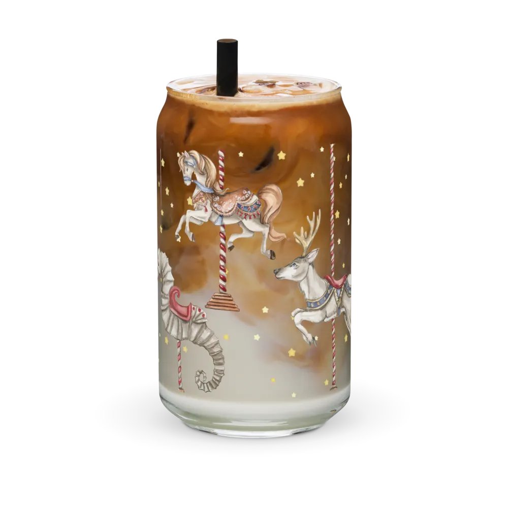 Midnight Circus Carousel Glass Can | 16oz – Unique & Stylish Drinkware product image (12)