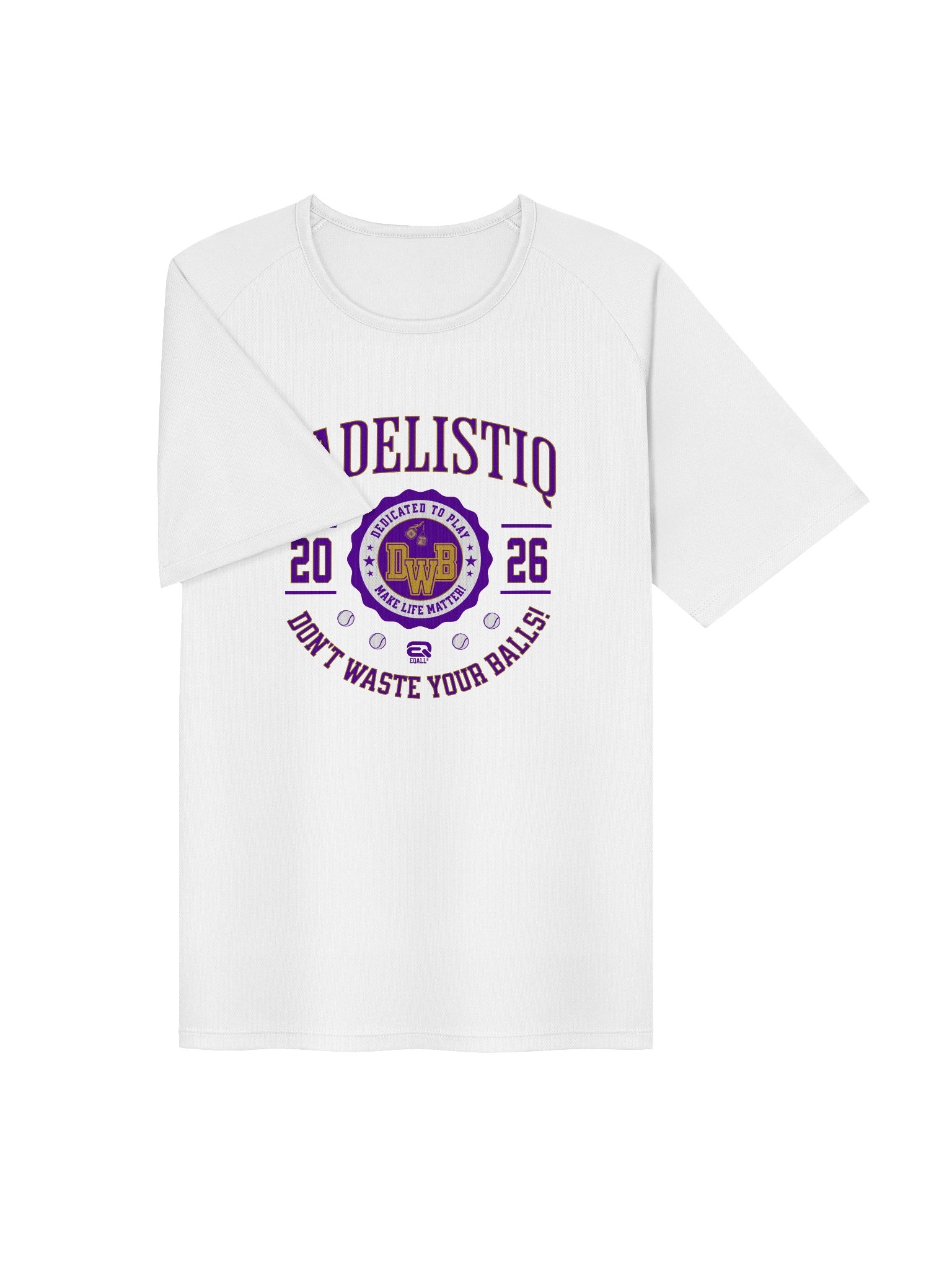 Unisex Sports Jersey EQALL® PADELISTIQ Academy_White / Purple product image (3)