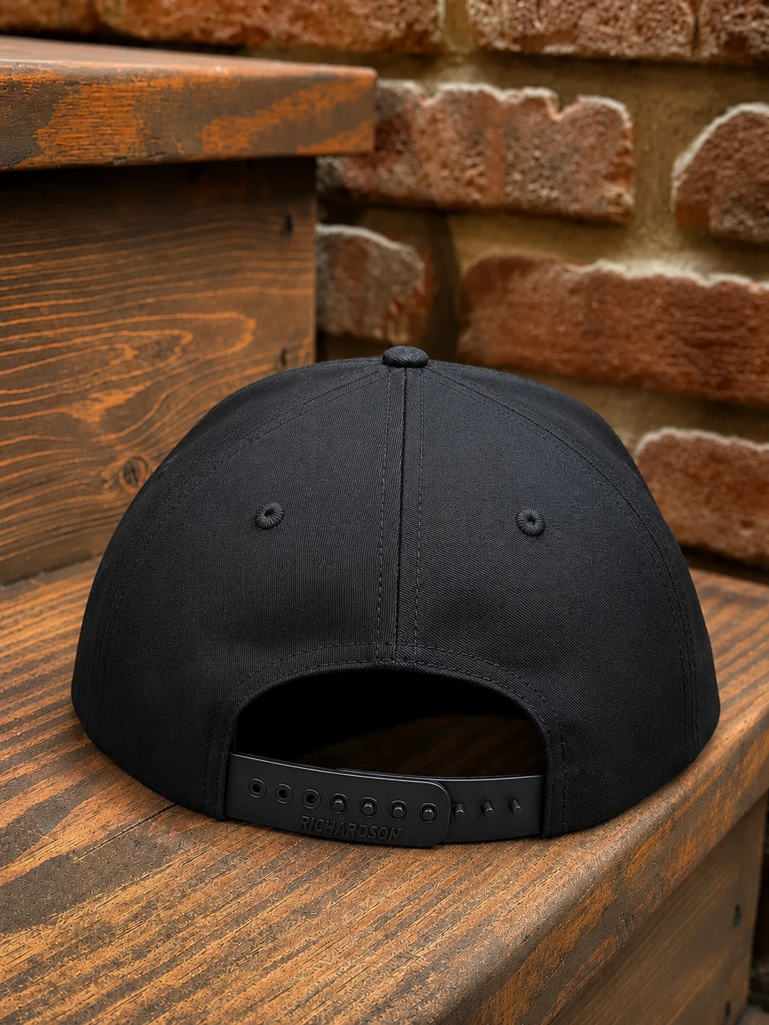 Black OG Logo SLB Drinks Flat Bill Snap Back Hat product image (2)
