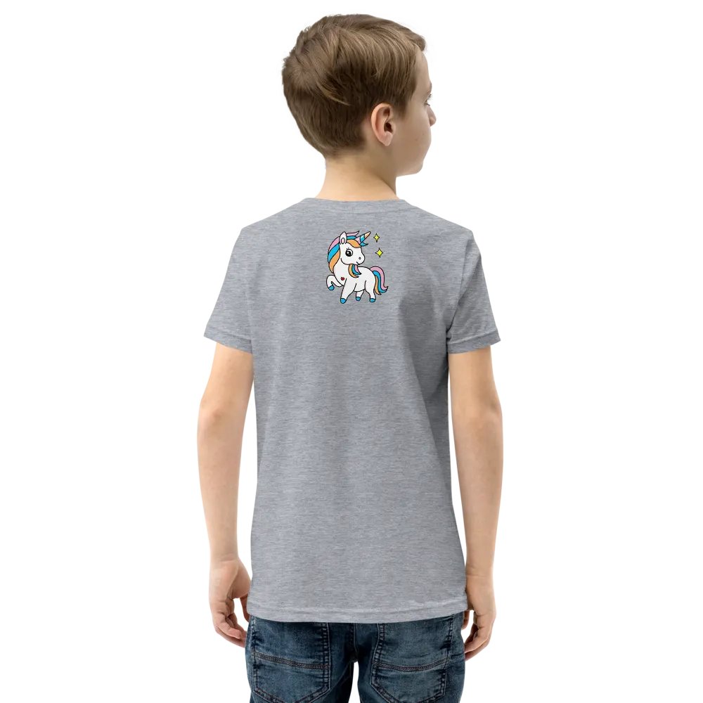 Rainbow Unicorn Youth T-Shirt product image (4)