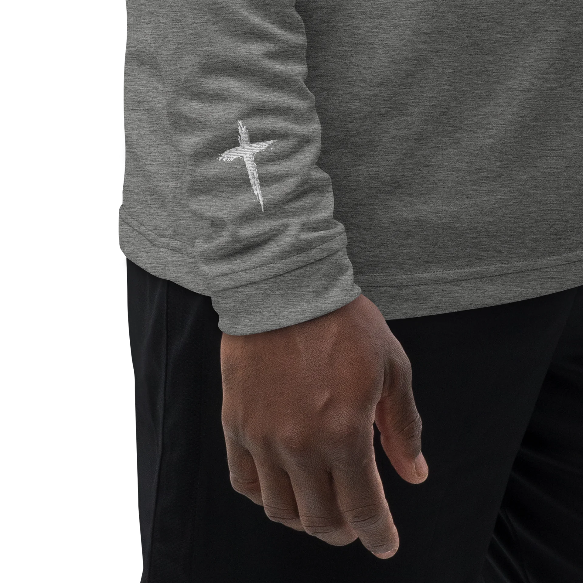Premium Embroidered Victory in Prayer 1 Corinthians 13:4 Quarter Zip product image (7)