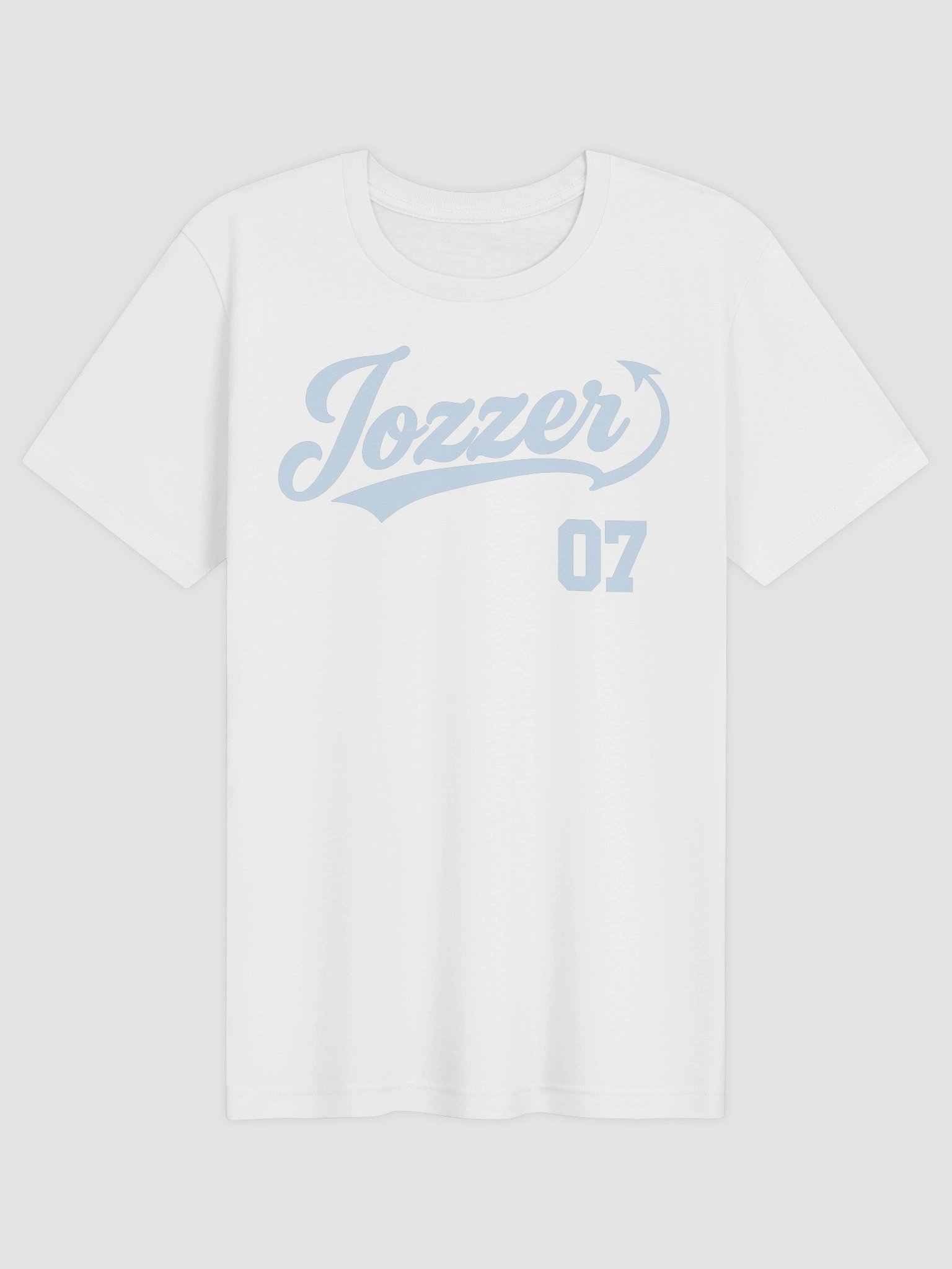 Jozzer Baseball Logo - Soft Tee [Light Blue] product image (5)