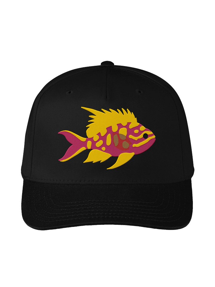 Borbonius Anthias Embroidered Mid-Profile Baseball Cap | Saltwater Reef Fish Hat product image (2)