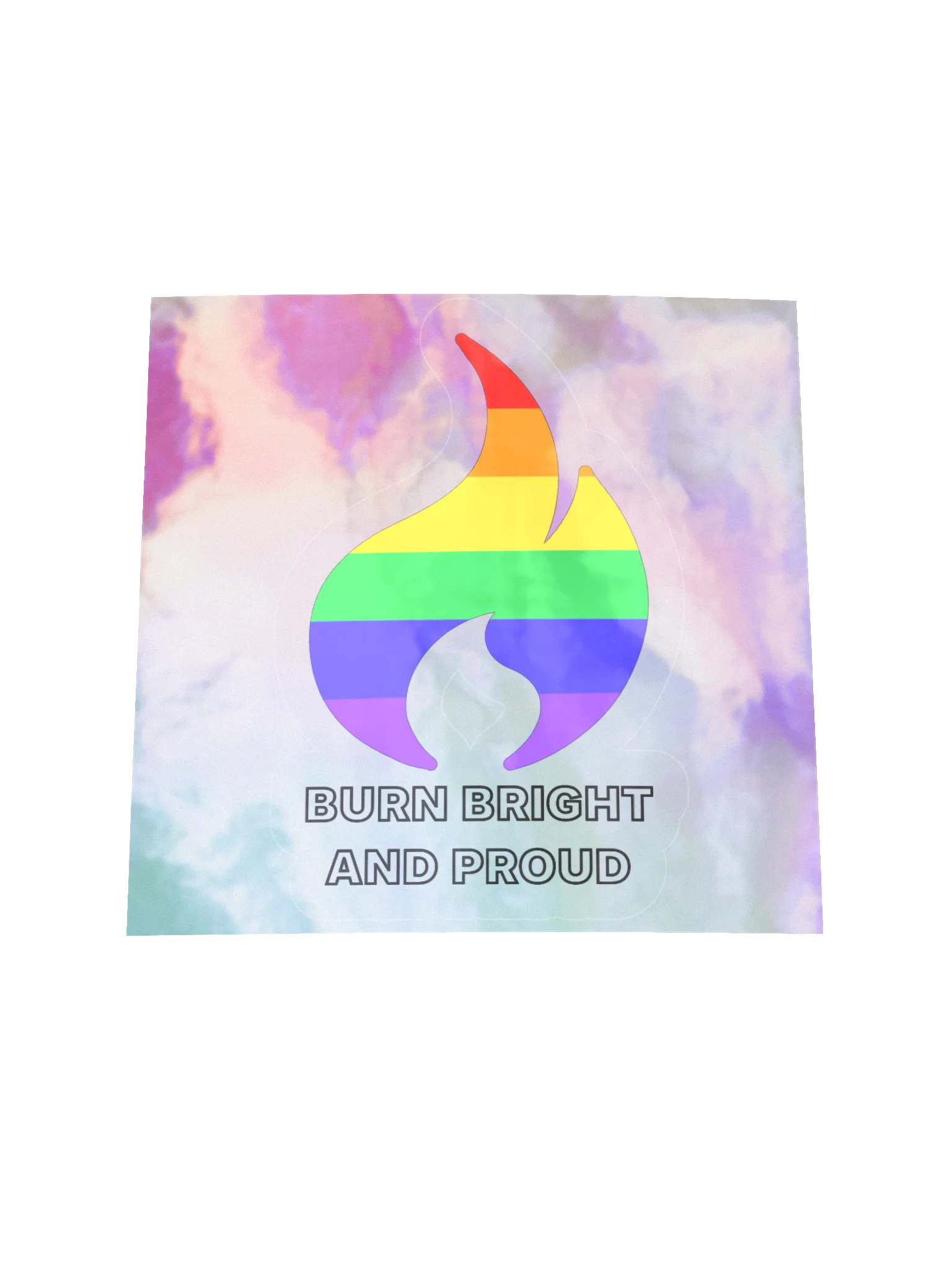 Pride Flame Holo Sticker product image (2)